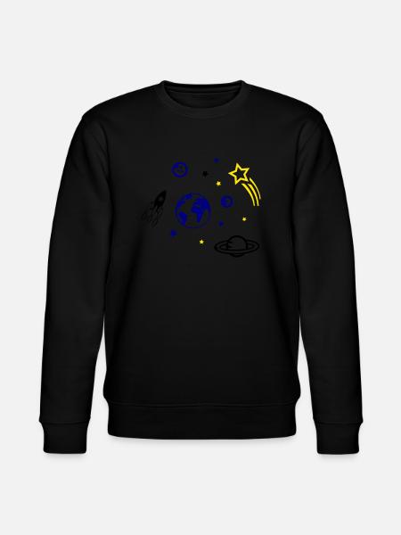 universe - Stanley/Stella CHANGER Unisex Organic Sweatshirt - black