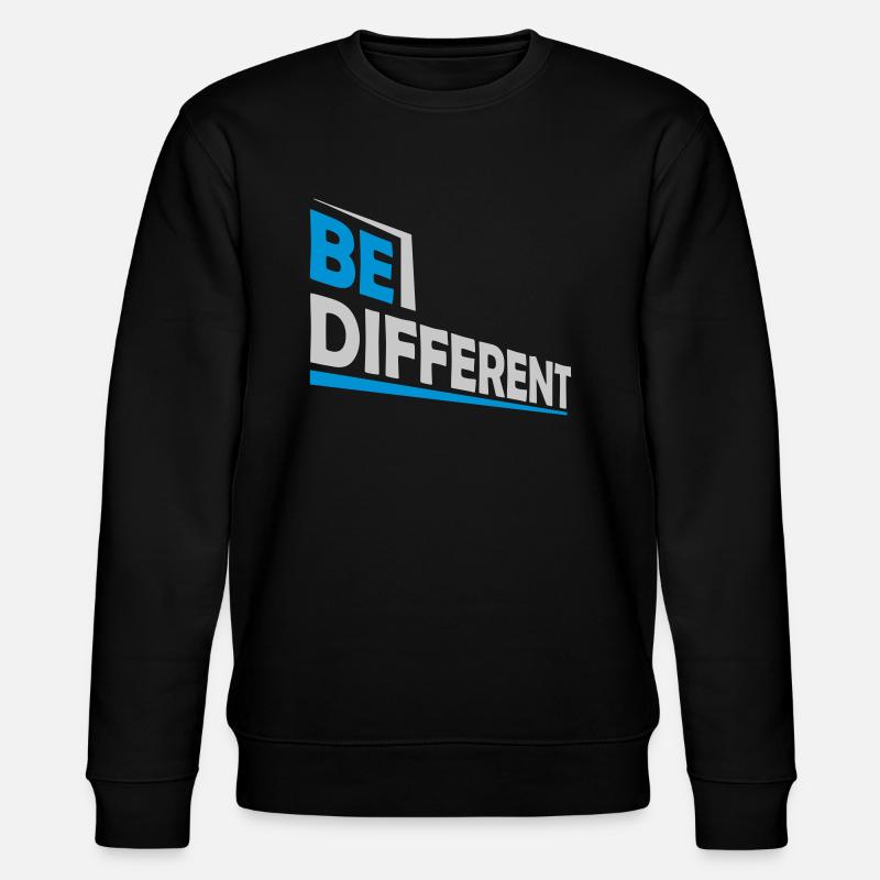Be different Logo Design - Stanley/Stella Unisex Bio-Sweatshirt CHANGER  - Schwarz