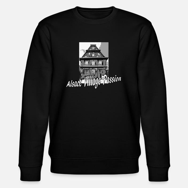 Alsace Village Passion AVP Maison - Sweat bio CHANGER Stanley/Stella Unisexe - noir