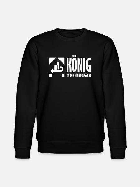 Pleite Pfand König Pfandflaschen - Stanley/Stella Unisex Bio-Sweatshirt CHANGER - Schwarz