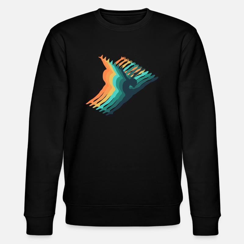 Retro-Gymnastik - Stanley/Stella Unisex Bio-Sweatshirt CHANGER - Schwarz