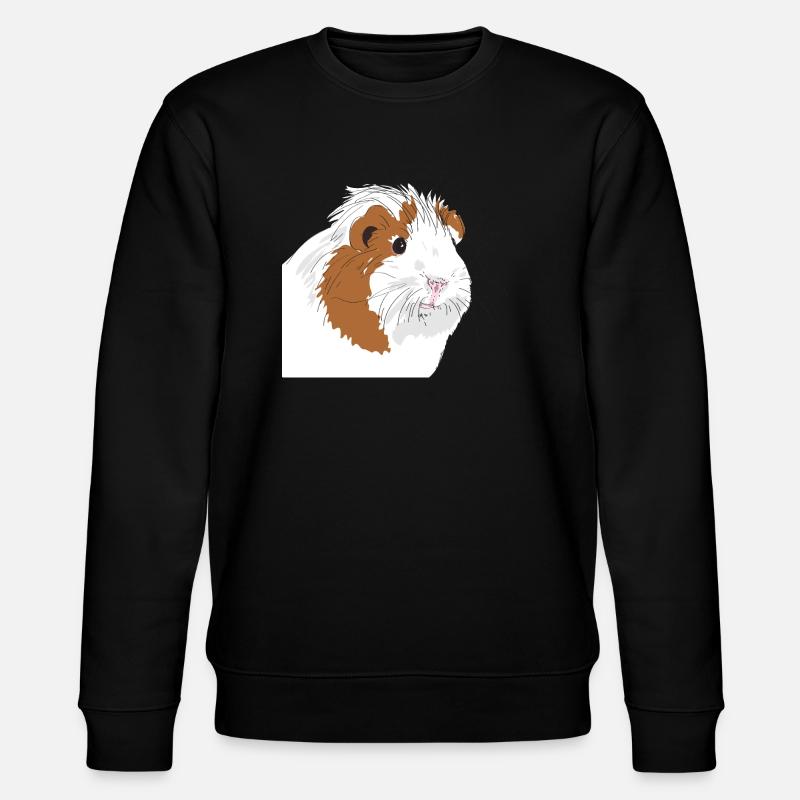 Meerschweinchen - Stanley/Stella Unisex Bio-Sweatshirt CHANGER - Schwarz
