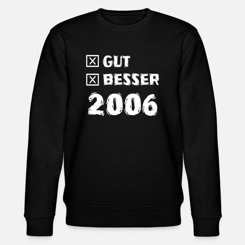 2006 - Sweat bio CHANGER Stanley/Stella Unisexe - noir