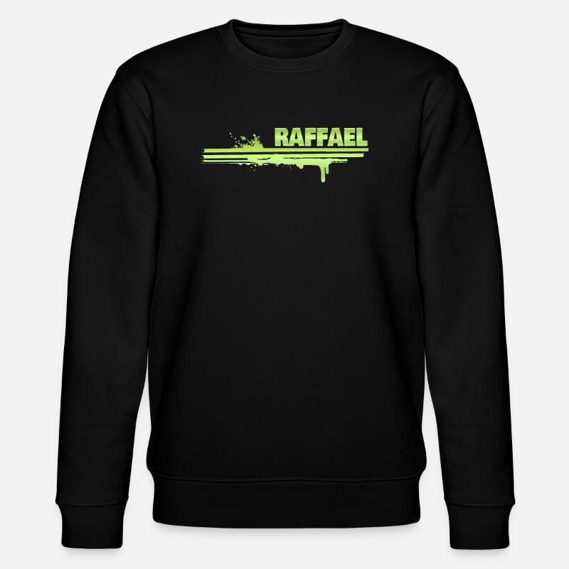Farbklecks Raffael - Stanley/Stella Unisex Bio-Sweatshirt CHANGER  - Schwarz