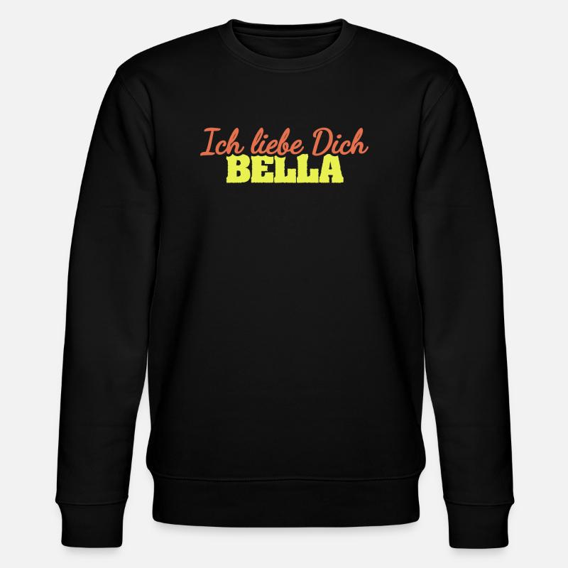 Liebe Bella - Stanley/Stella Unisex Bio-Sweatshirt CHANGER  - Schwarz