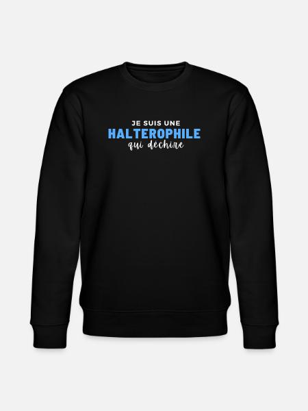 Ripping weightlifter - Stanley/Stella CHANGER Unisex Organic Sweatshirt - black