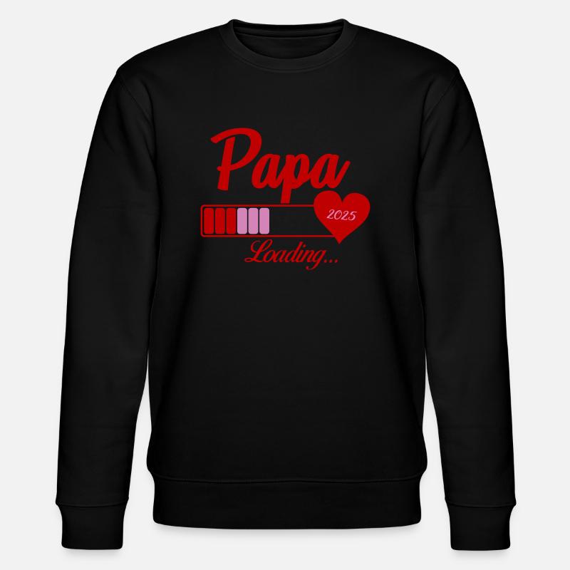 papa loading 2025 - Stanley/Stella Unisex Bio-Sweatshirt CHANGER  - Schwarz