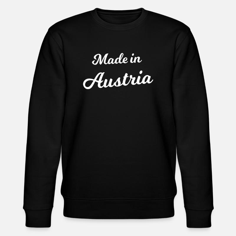 Made in beautiful Austria - Stanley/Stella CHANGER Unisex Organic Sweatshirt - black