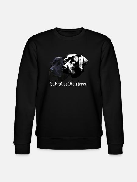 Labrador Retriever,Labrador,Agility,Retriever,Hund - Stanley/Stella Unisex Bio-Sweatshirt CHANGER - Schwarz