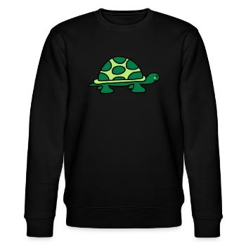turtle - Sweat bio CHANGER Stanley/Stella Unisexe - noir - Devant - Nik (191cm) & Marisol (170cm)