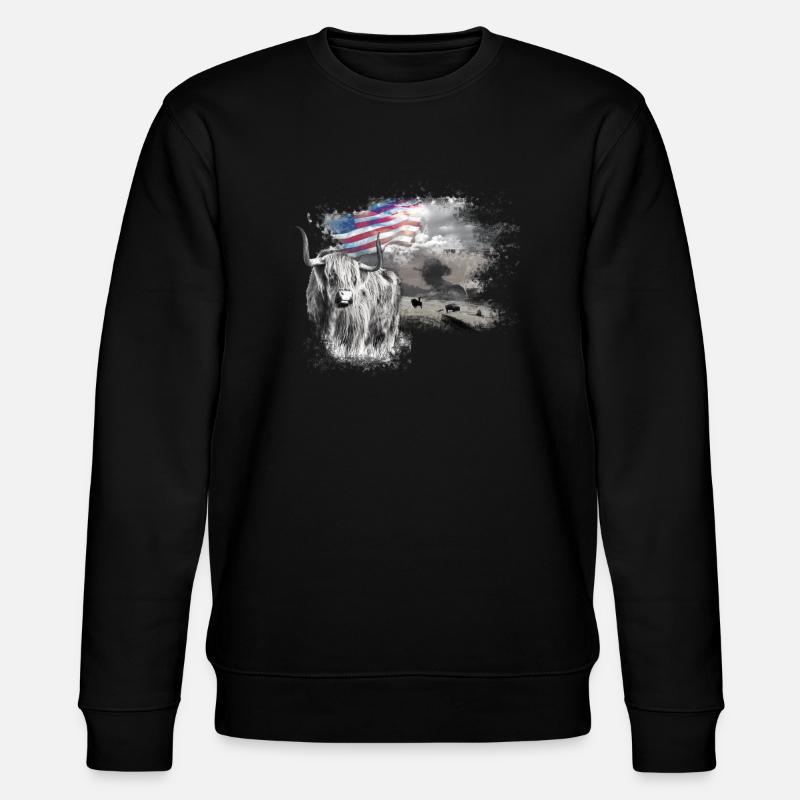 kl_linedance24a - Stanley/Stella CHANGER Unisex Organic Sweatshirt - black