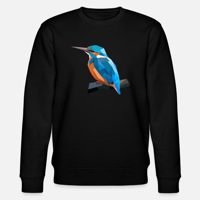 Polyart Oiseau de glace - Sweat bio CHANGER Stanley/Stella Unisexe - noir