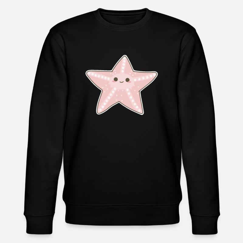 Seestern - Stanley/Stella Unisex Bio-Sweatshirt CHANGER  - Schwarz