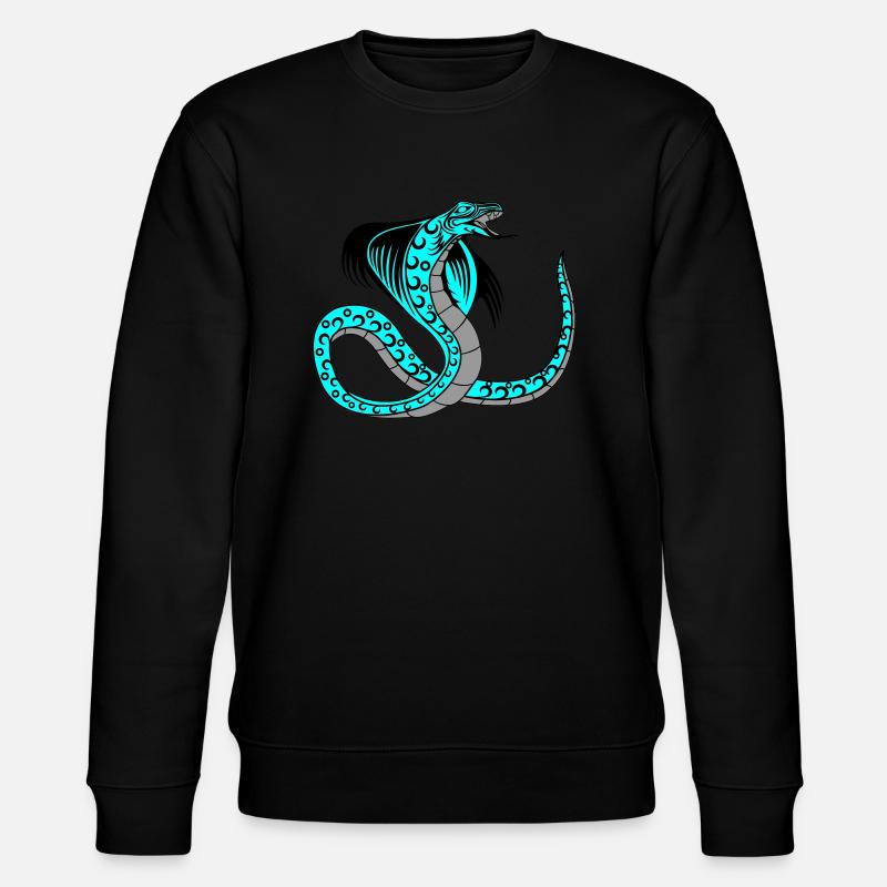 snake 02 - Stanley/Stella Unisex Bio-Sweatshirt CHANGER  - Schwarz