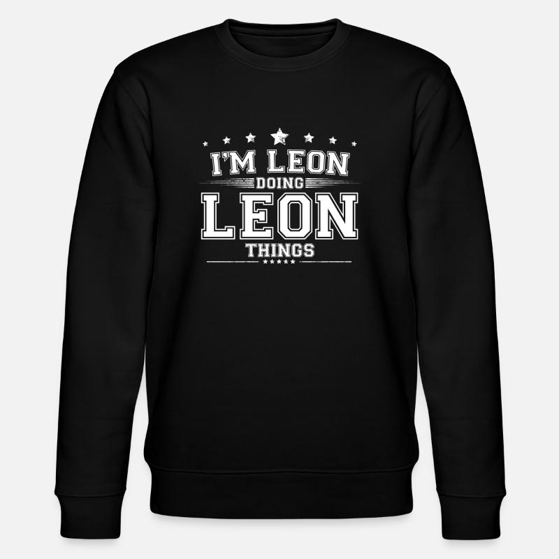 Leon - Stanley/Stella Unisex Bio-Sweatshirt CHANGER  - Schwarz