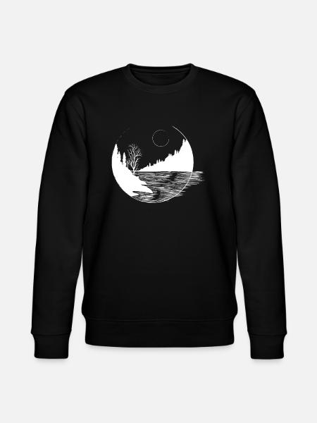 To the Mountains - Stanley/Stella CHANGER Unisex Organic Sweatshirt - black