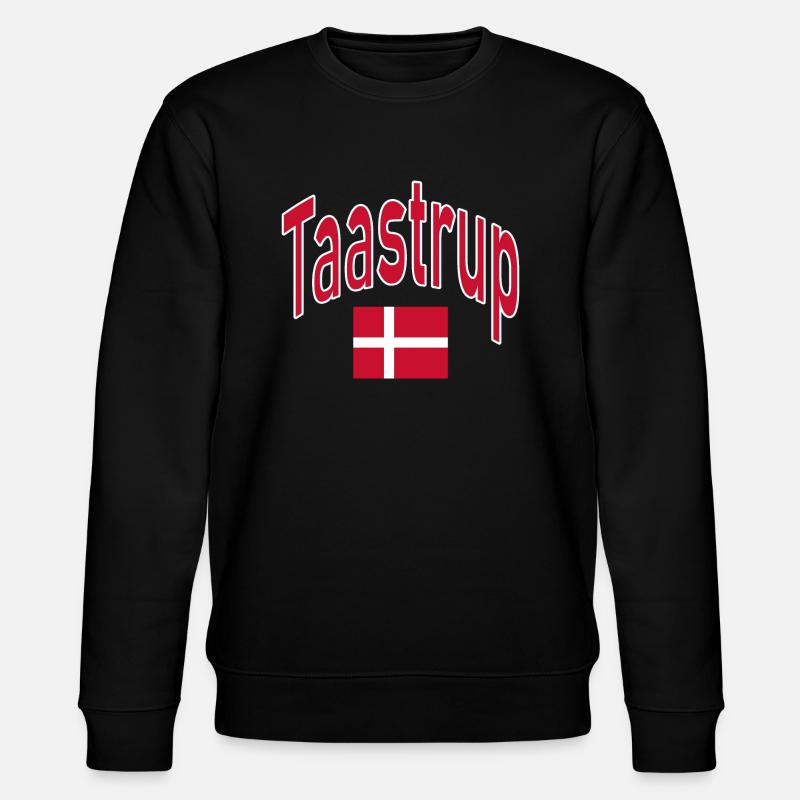 Drapeau du Taastrup Danemark - Sweat bio CHANGER Stanley/Stella Unisexe - noir