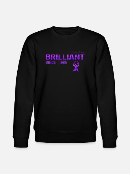 Brilliant since 1985 - Stanley/Stella CHANGER Unisex Organic Sweatshirt - black