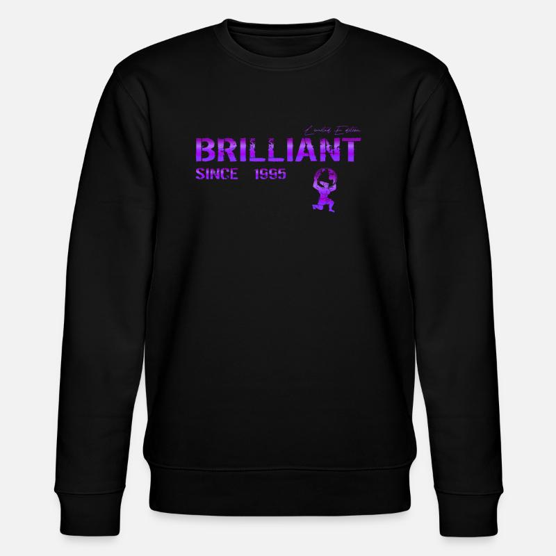 Brilliant since 1995 - Stanley/Stella Unisex Bio-Sweatshirt CHANGER  - Schwarz