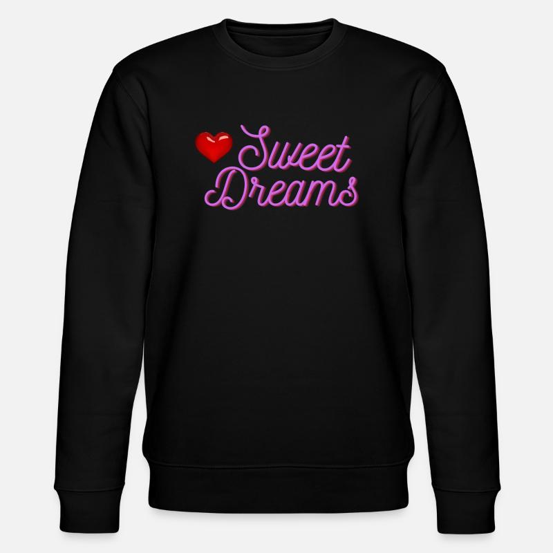SWEET DREAMS - Stanley/Stella Unisex Bio-Sweatshirt CHANGER  - Schwarz