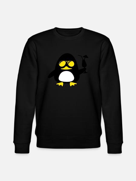 beach duck - Stanley/Stella Unisex Bio-Sweatshirt CHANGER - Schwarz