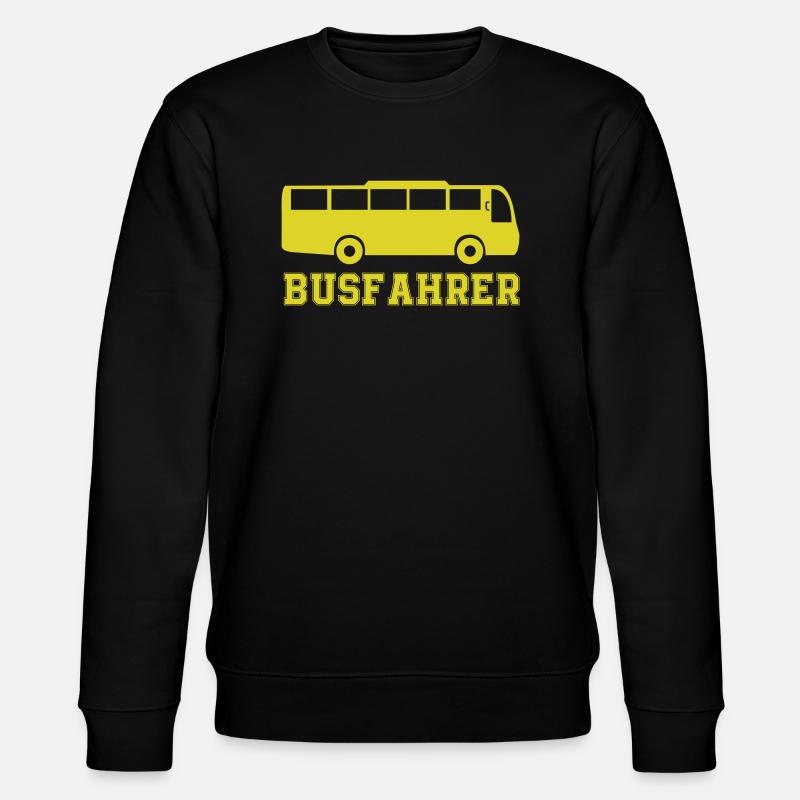 Chauffeur de bus - Sweat bio CHANGER Stanley/Stella Unisexe - noir