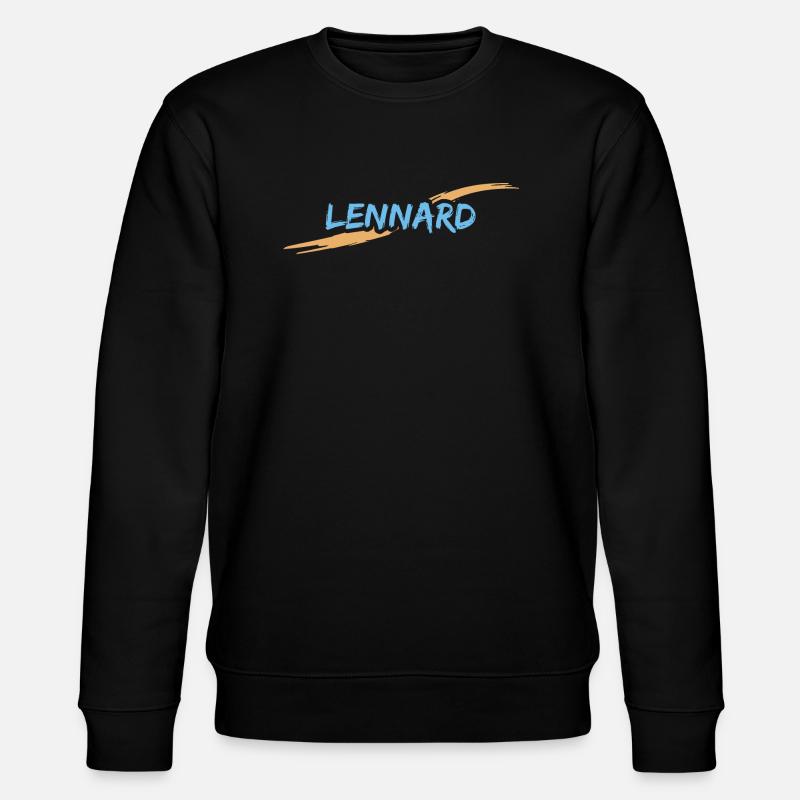 Geschenk für Lennard - Stanley/Stella Unisex Bio-Sweatshirt CHANGER  - Schwarz