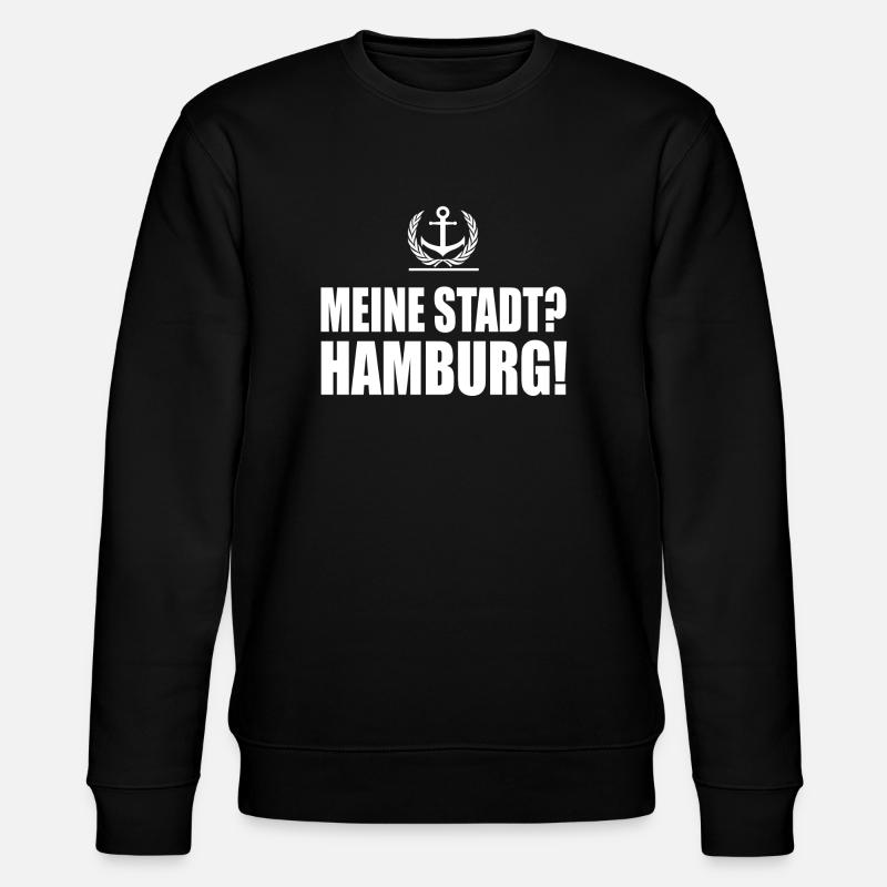 Hambourg - Sweat bio CHANGER Stanley/Stella Unisexe - noir