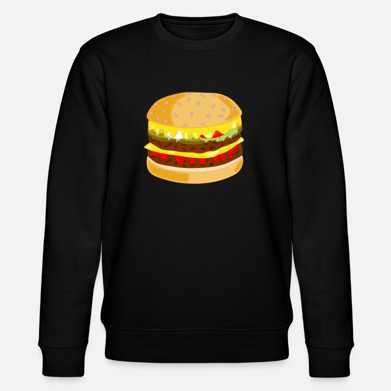 hamburger - Sweat bio CHANGER Stanley/Stella Unisexe - noir