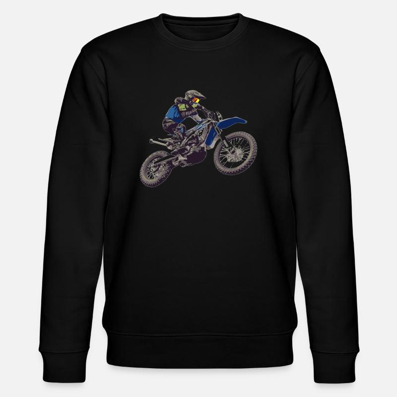 Motocross - Stanley/Stella Unisex Bio-Sweatshirt CHANGER  - Schwarz