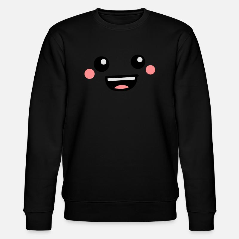 sweet_face - Stanley/Stella Unisex Bio-Sweatshirt CHANGER  - Schwarz