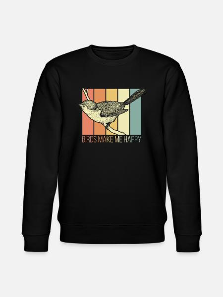 Vogel - Stanley/Stella Unisex Bio-Sweatshirt CHANGER - Schwarz