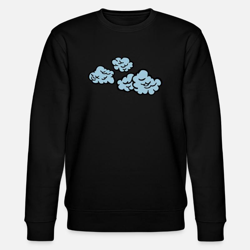 Wolken - Stanley/Stella Unisex Bio-Sweatshirt CHANGER  - Schwarz