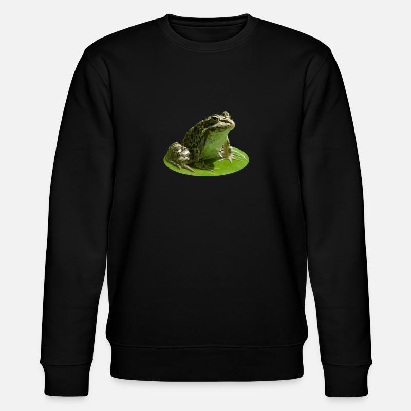 Grenouille - Sweat bio CHANGER Stanley/Stella Unisexe - noir