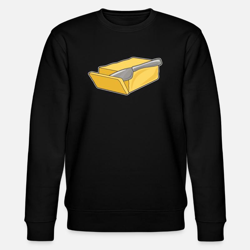 Butter - Stanley/Stella Unisex Bio-Sweatshirt CHANGER  - Schwarz