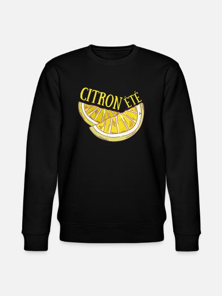 citron été - Sweat bio CHANGER Stanley/Stella Unisexe - noir