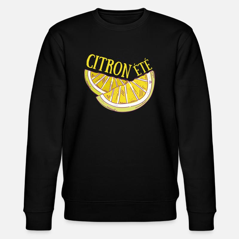 citron été - Sweat bio CHANGER Stanley/Stella Unisexe - noir