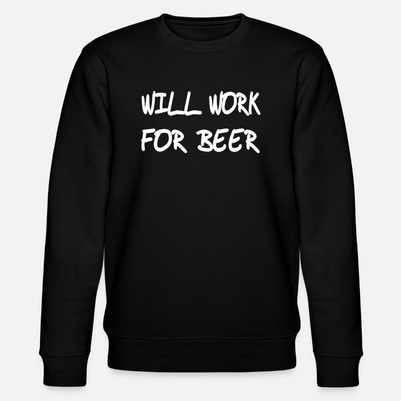 Bière - Sweat bio CHANGER Stanley/Stella Unisexe - noir