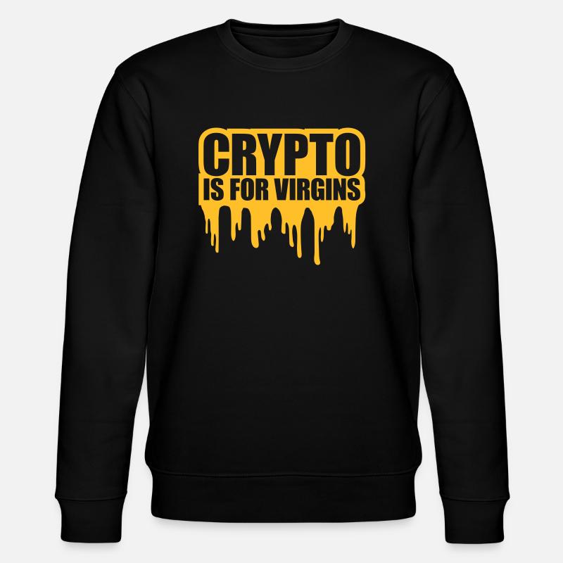 Crypto est pour les vierges - Sweat bio CHANGER Stanley/Stella Unisexe - noir