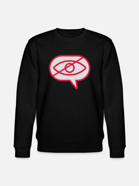 Do not see visual eye - Stanley/Stella CHANGER Unisex Organic Sweatshirt - black