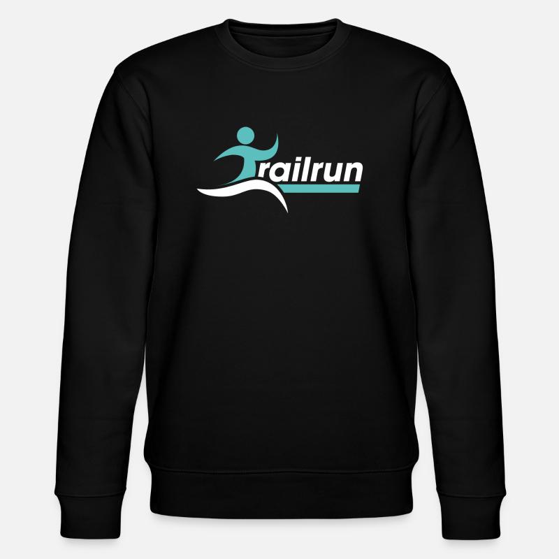 Trailrunning Logo - Sweat bio CHANGER Stanley/Stella Unisexe - noir