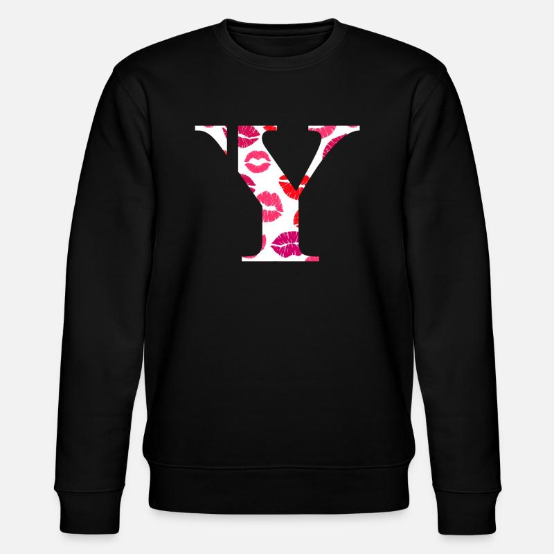 Lettre y bisous - Sweat bio CHANGER Stanley/Stella Unisexe - noir