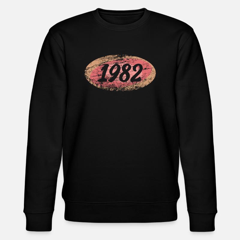 1982 - Stanley/Stella Unisex Bio-Sweatshirt CHANGER  - Schwarz