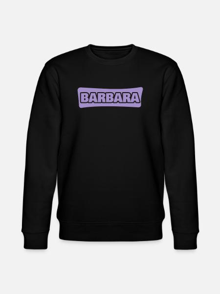 First name Barbara - Stanley/Stella CHANGER Unisex Organic Sweatshirt - black