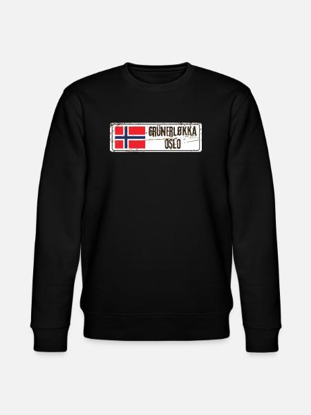 Grunerlokka Oslo - Stanley/Stella CHANGER Unisex Organic Sweatshirt - black