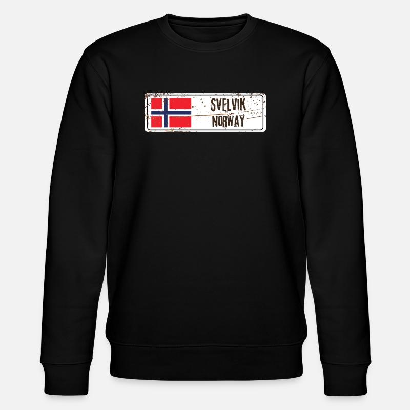Svelvik Norway - Stanley/Stella CHANGER Unisex Organic Sweatshirt - black