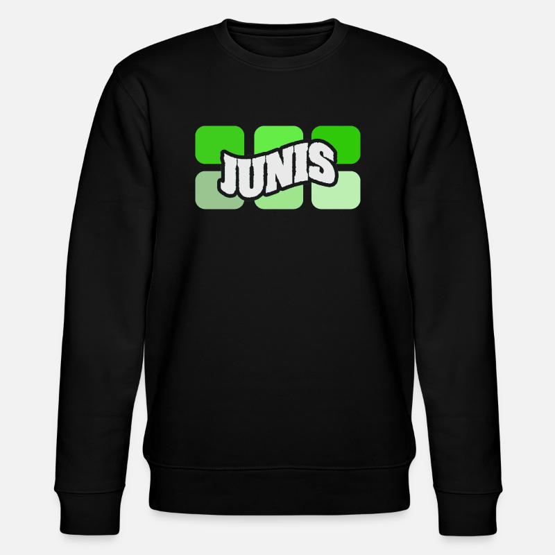 Name Junis - Stanley/Stella CHANGER Unisex Organic Sweatshirt - black