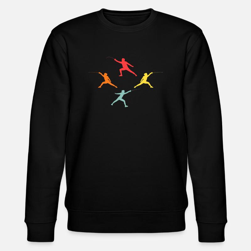 Fechter Evolution Fechten - Stanley/Stella Unisex Bio-Sweatshirt CHANGER  - Schwarz
