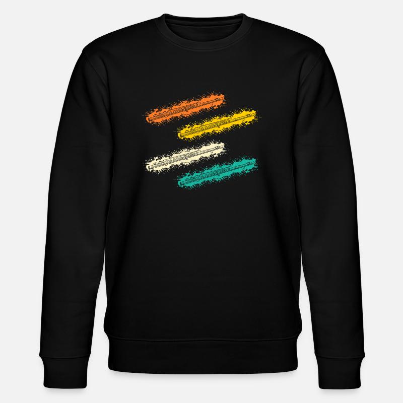 Flötist Querflöte - Stanley/Stella Unisex Bio-Sweatshirt CHANGER  - Schwarz