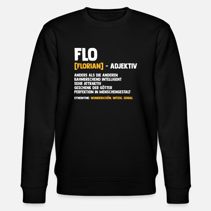 Florian - Stanley/Stella Unisex Bio-Sweatshirt CHANGER  - Schwarz